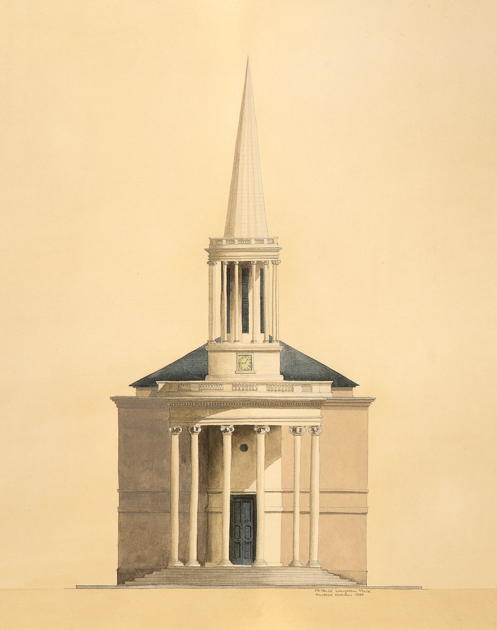 All Souls, Langham Place, London by Andras Kaldor