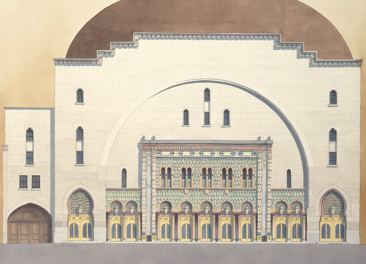 City Center Theater, New York by Andras Kaldor