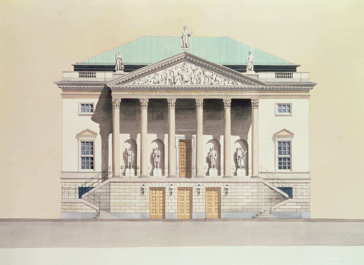 Deutsche Staatsoper, Berlin, Germany 18th century facade by Andras Kaldor