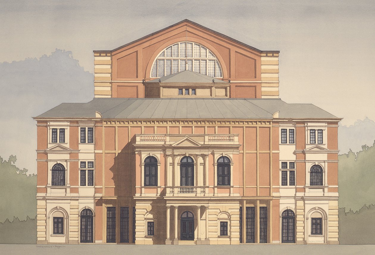 Festspielhaus, Bayreuth, Germany by Andras Kaldor