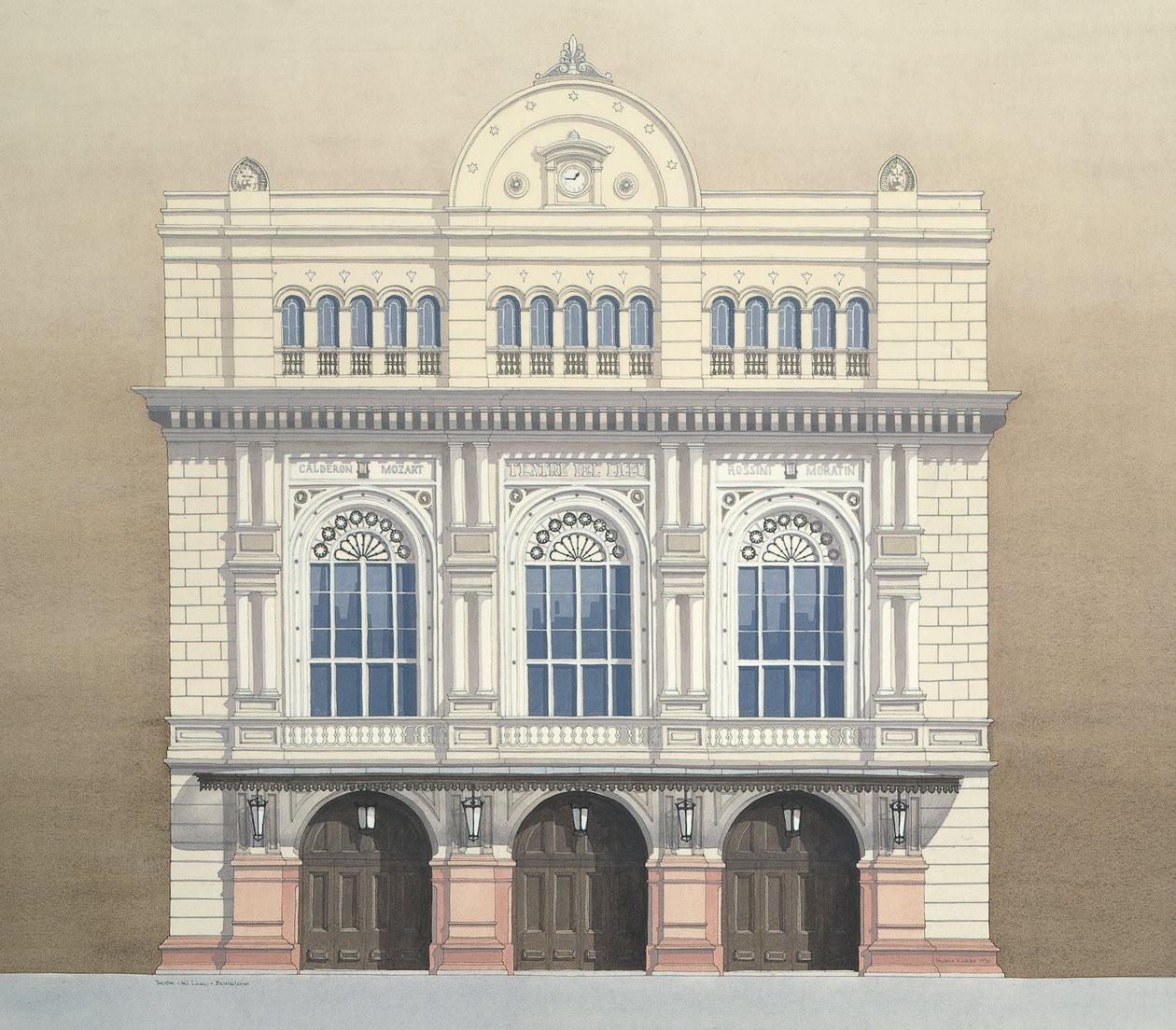 Gran Teatre del Liceu, Barcelona by Andras Kaldor