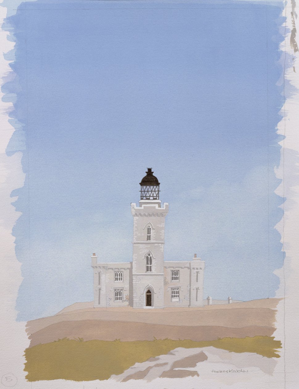 Isle of May Lighthouse, Fife, Scotland by Andras Kaldor