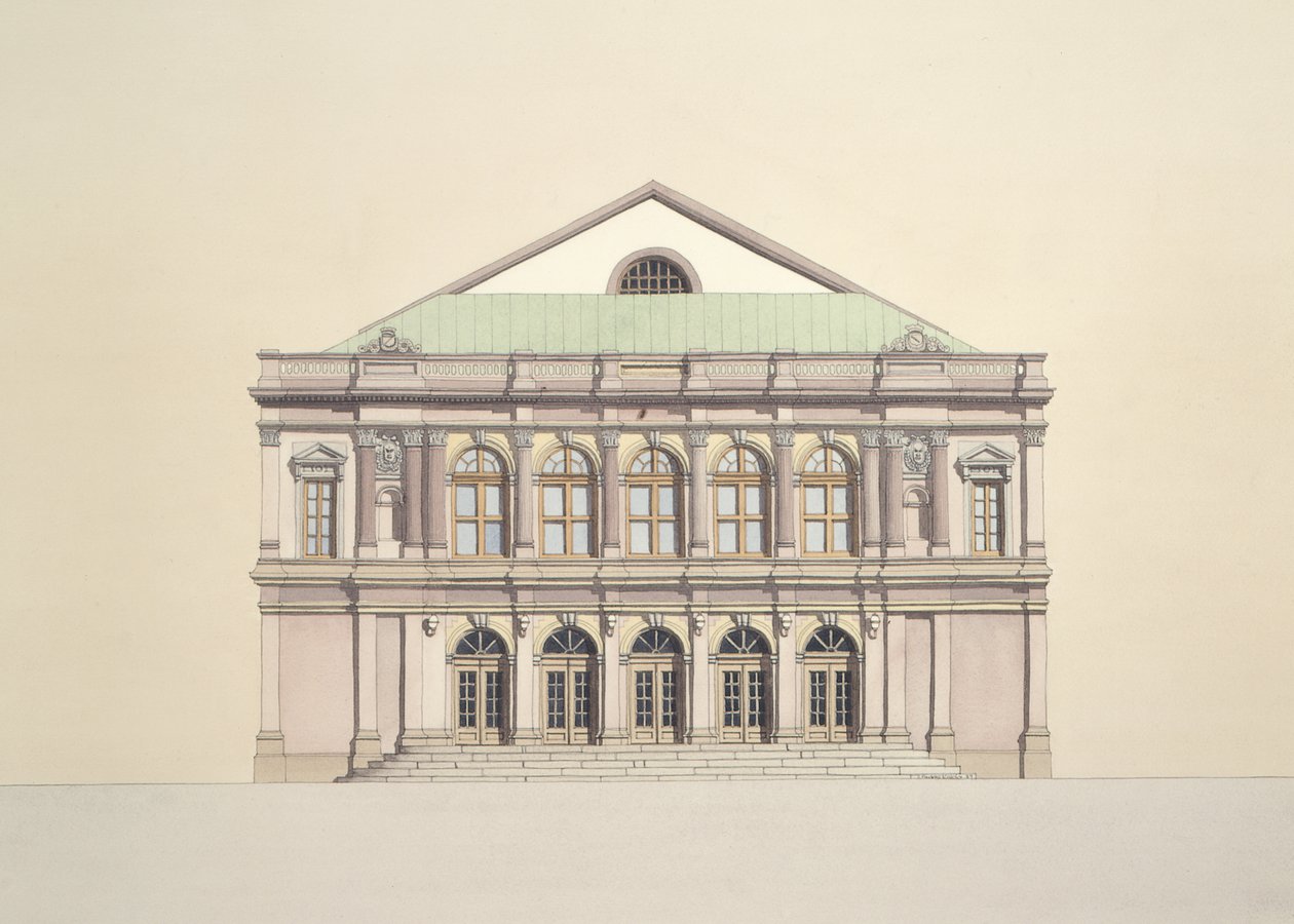 Municipal Theatre, Colmar, France by Andras Kaldor