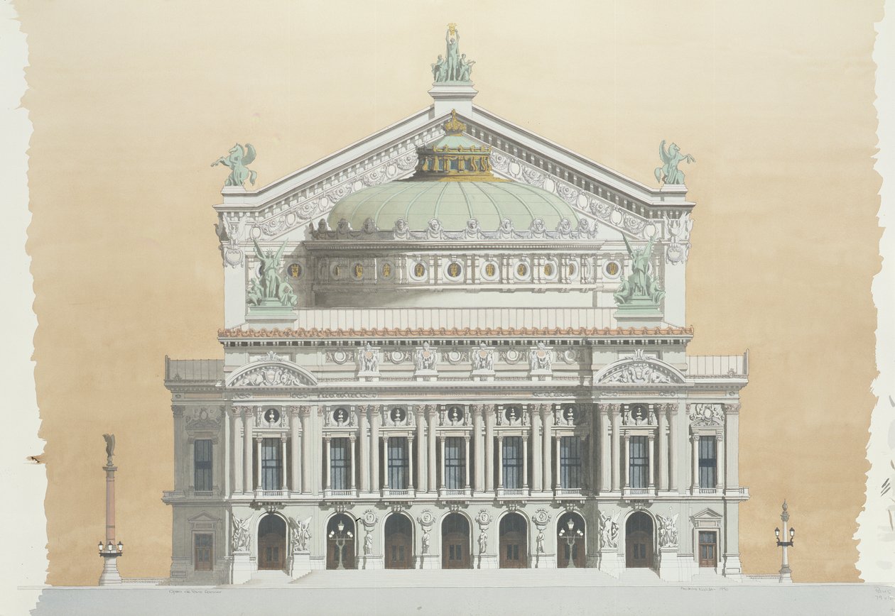 Opera Garnier, Paris, France by Andras Kaldor
