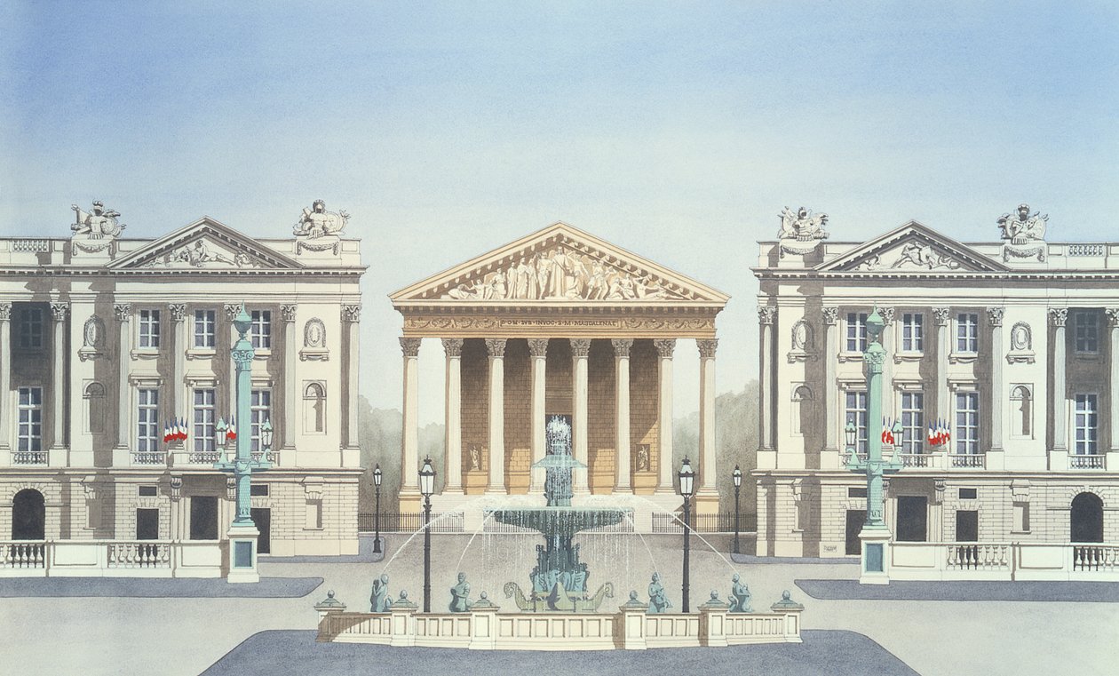 Place de la Concorde, Paris by Andras Kaldor