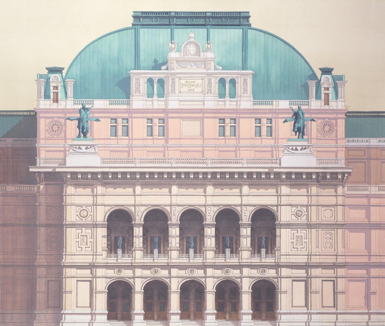 State Opera, Vienna, Austria (detail) by Andras Kaldor