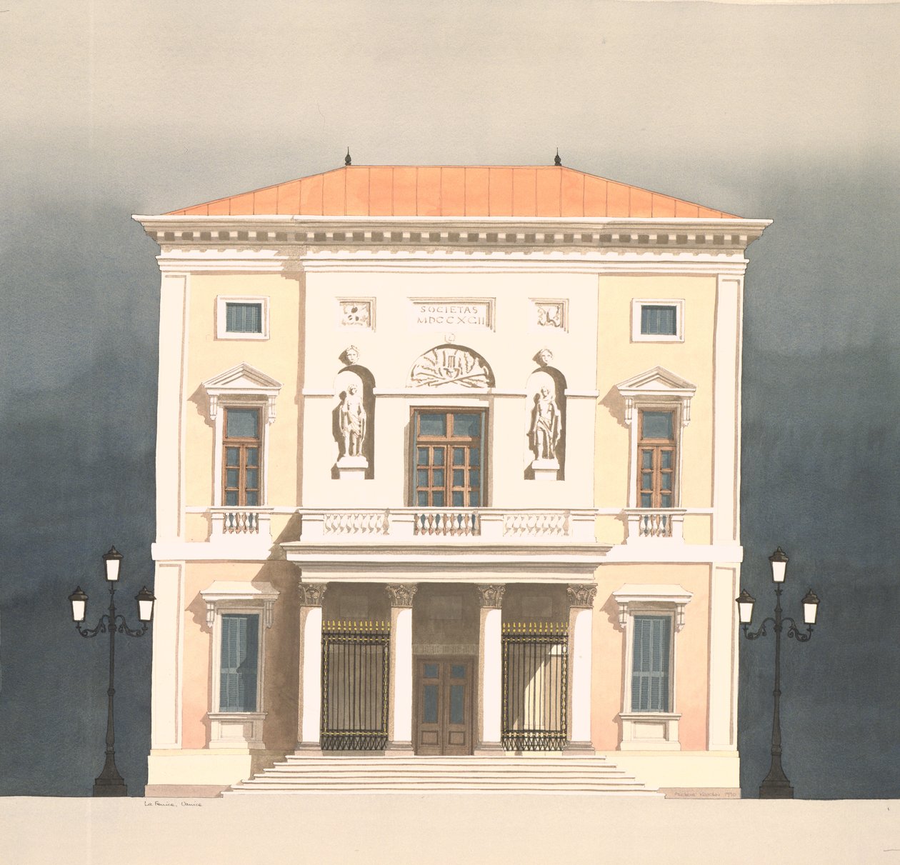 Teatro La Fenice, Venice, Italy by Andras Kaldor