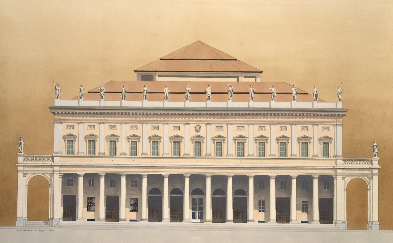 Municipal Theatre Valli, Reggio Emilia, Italy by Andras Kaldor