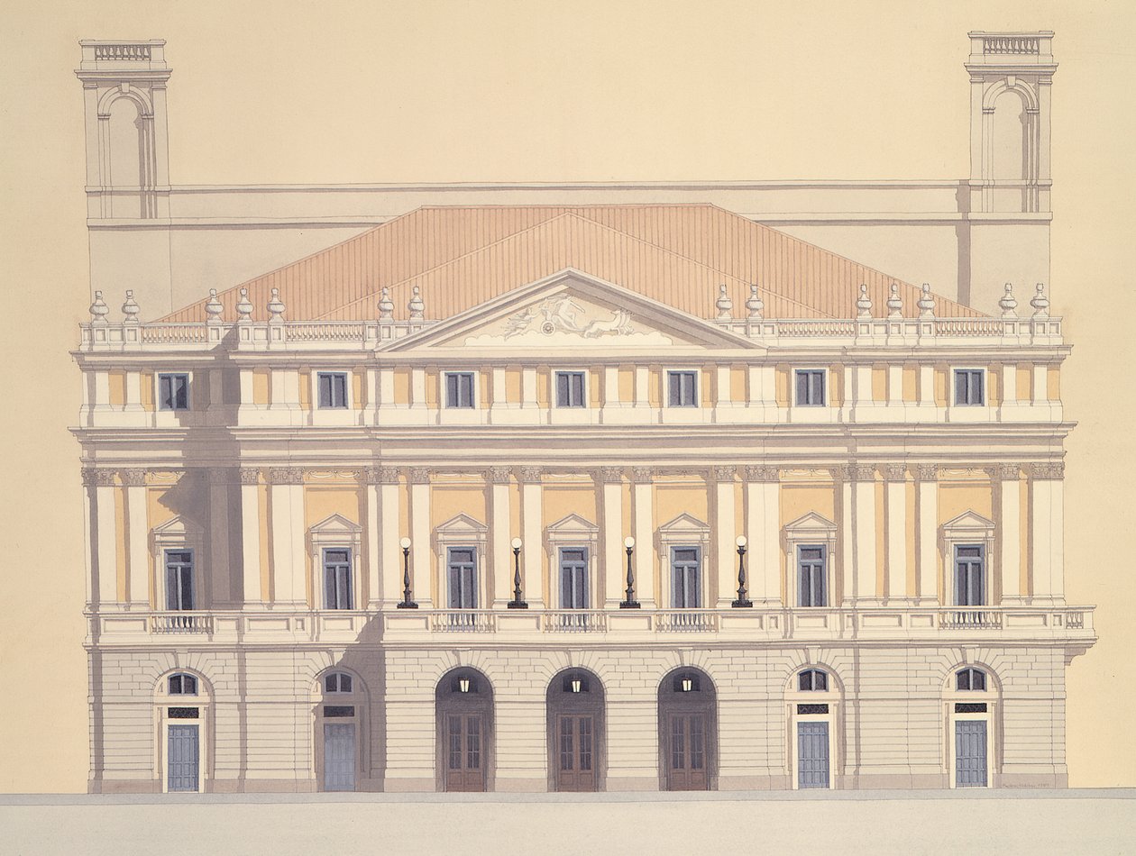 Teatro alla Scala, Milan, Italy by Andras Kaldor