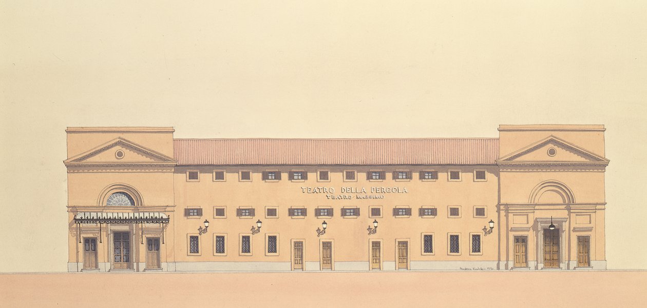 Teatro della Pergola, Teatro Massimo, Florence by Andras Kaldor