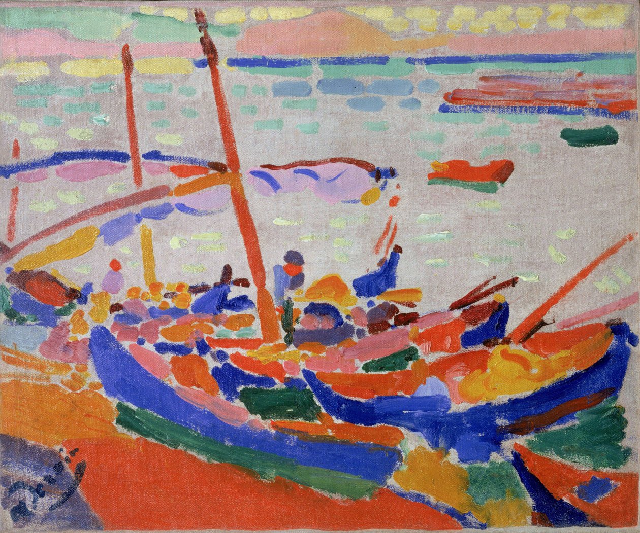 Fishing Boats in Collioure by Andre Derain