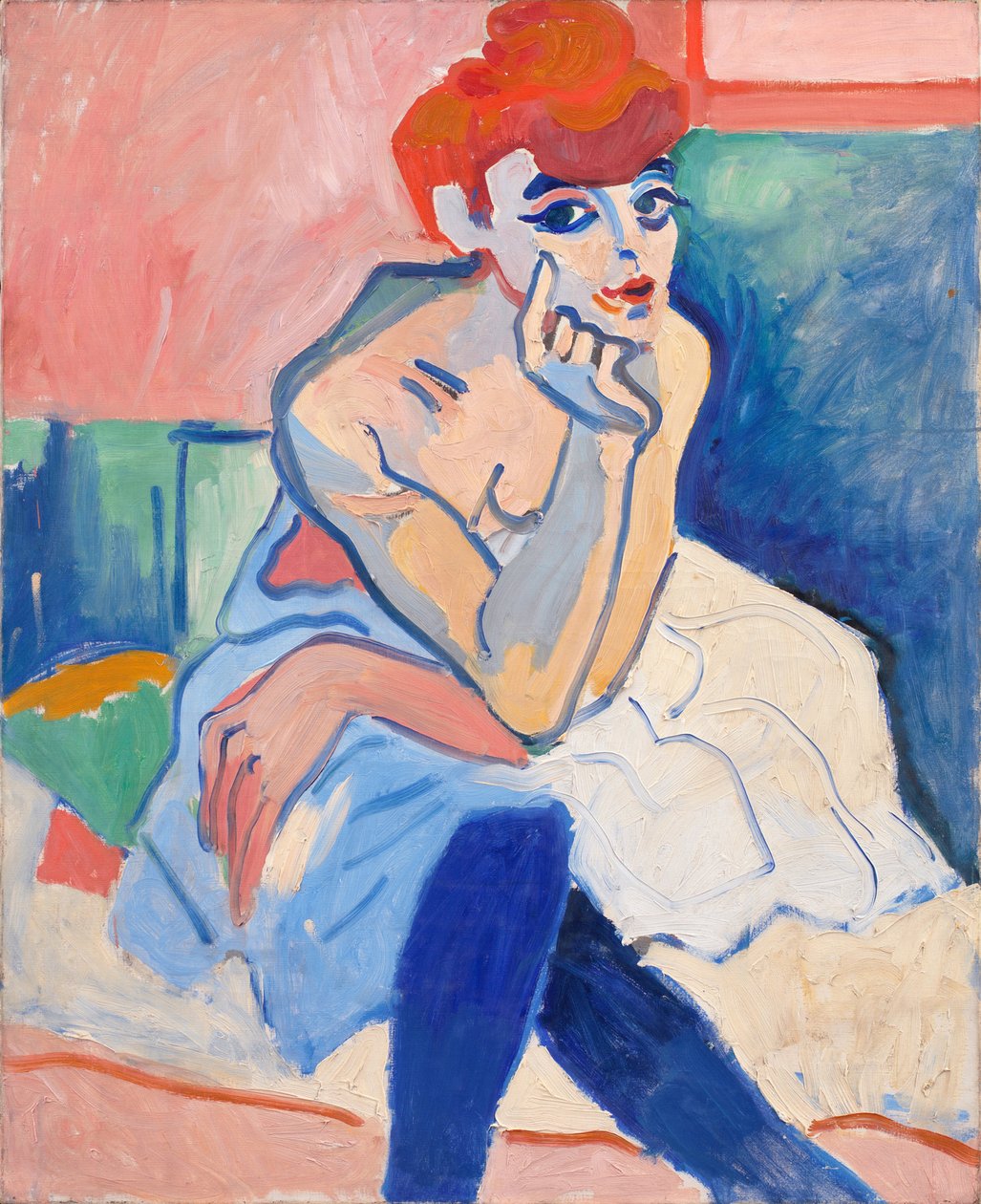 Woman in a Chemise by Andre Derain