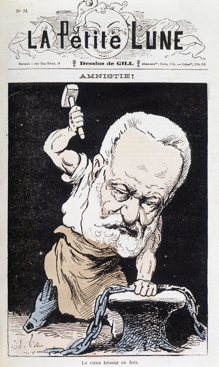 Amnesty! : The Old Iron Breaker (Cartoon Victor Hugo) - by Gill, in ...