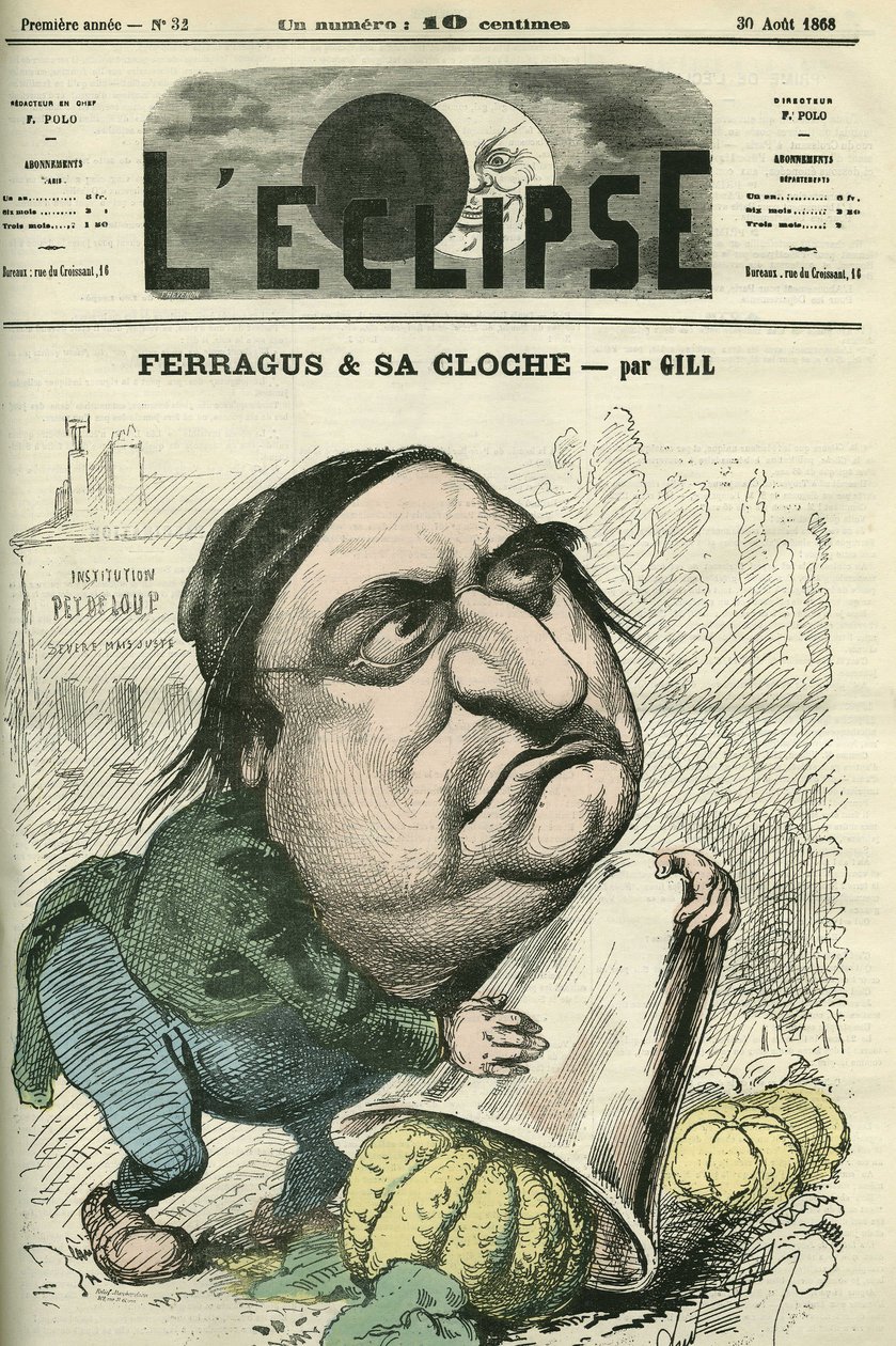 Louis Ulbach dit Ferragus, editor-in-chief of the newspaper 