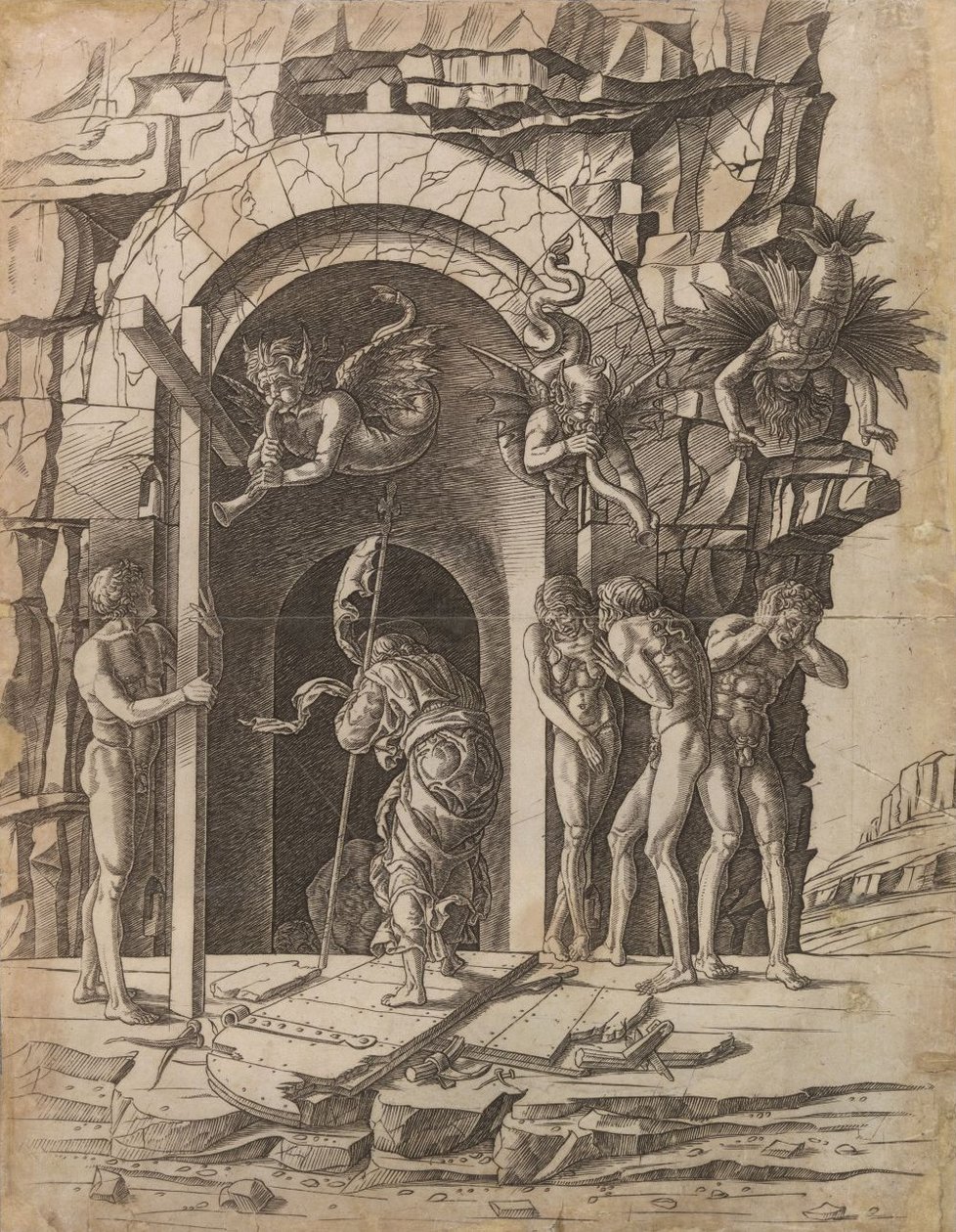 Descent of Christ into Limbo by Andrea Mantegna