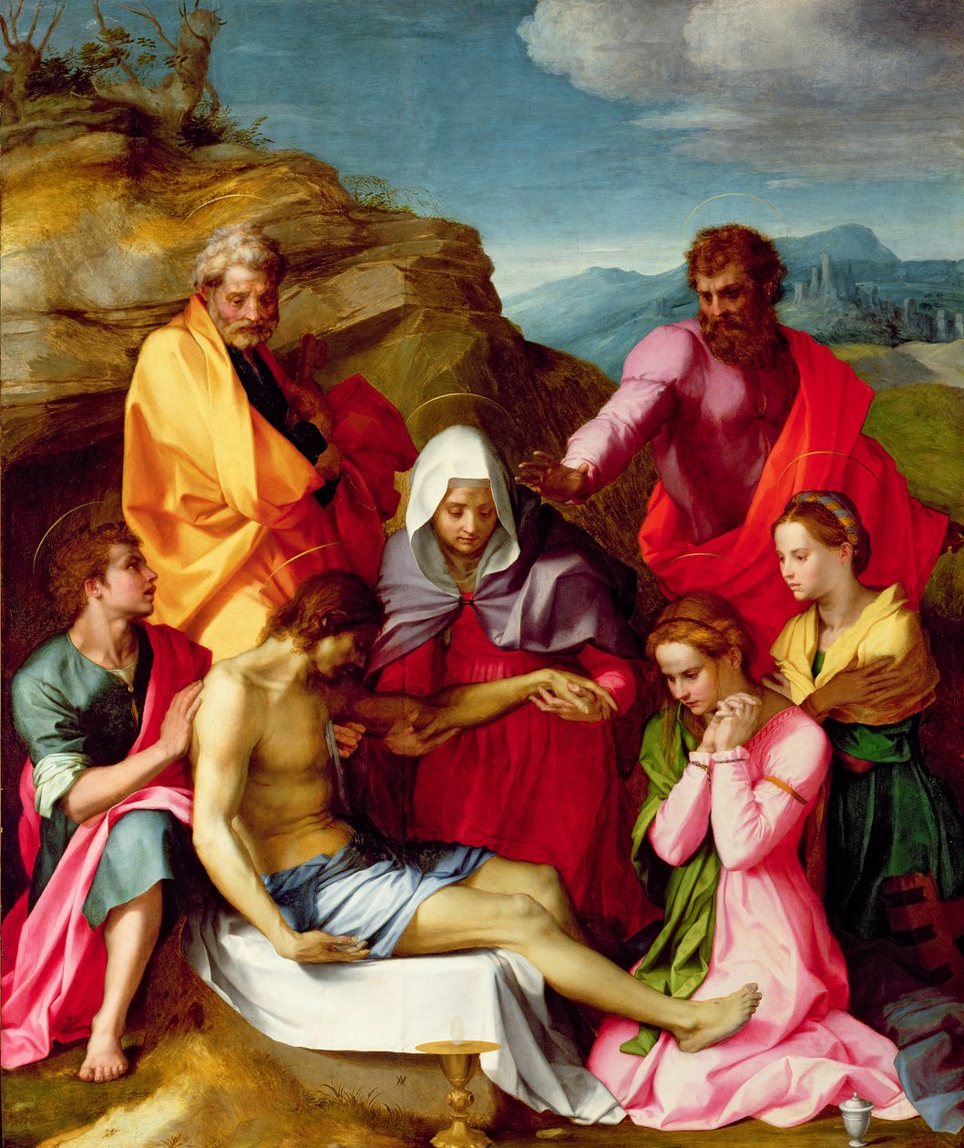 Deposition with Virgin Mary and Saints, 1523-24 by Andrea del Sarto