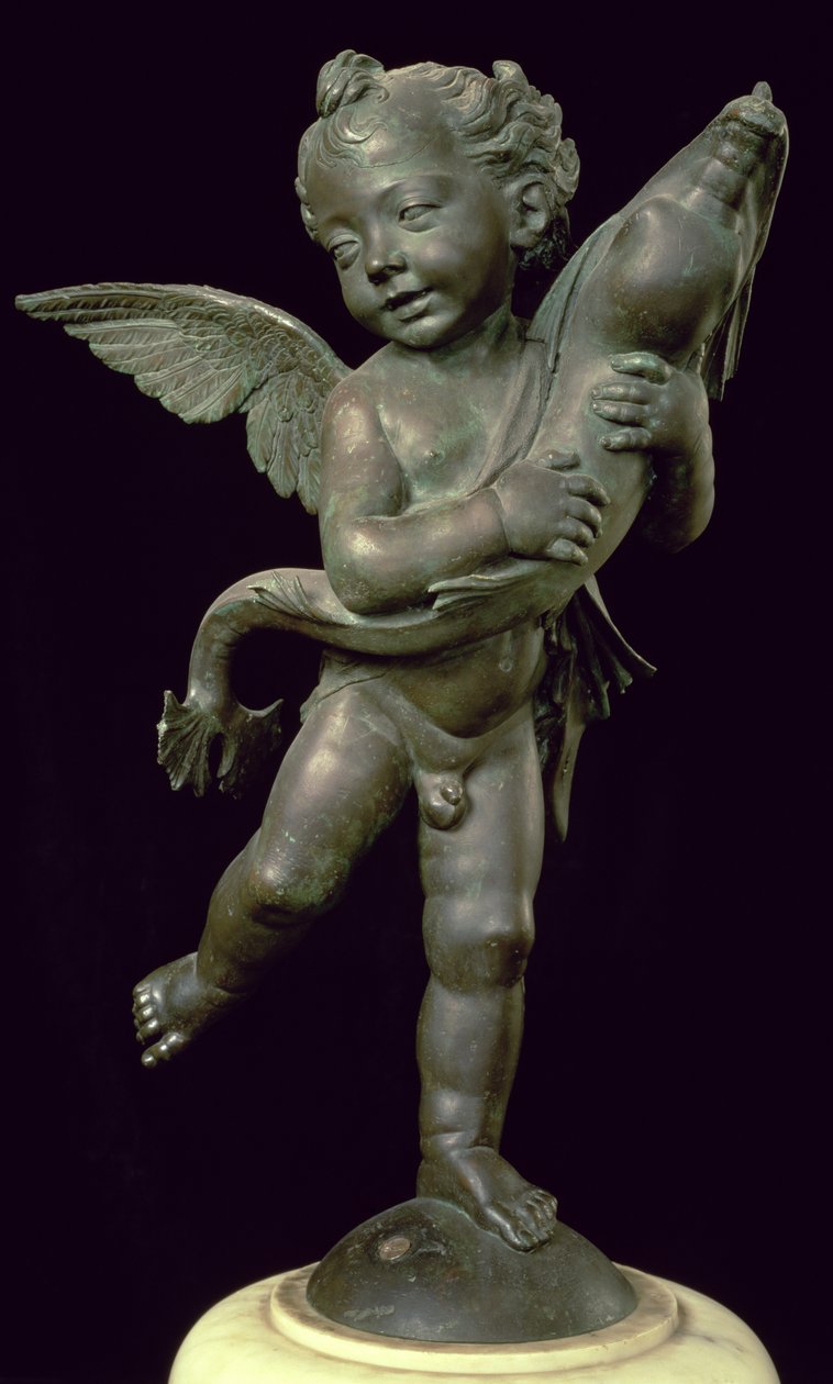 Putto with a Dolphin, 1565 by Andrea del Verrocchio