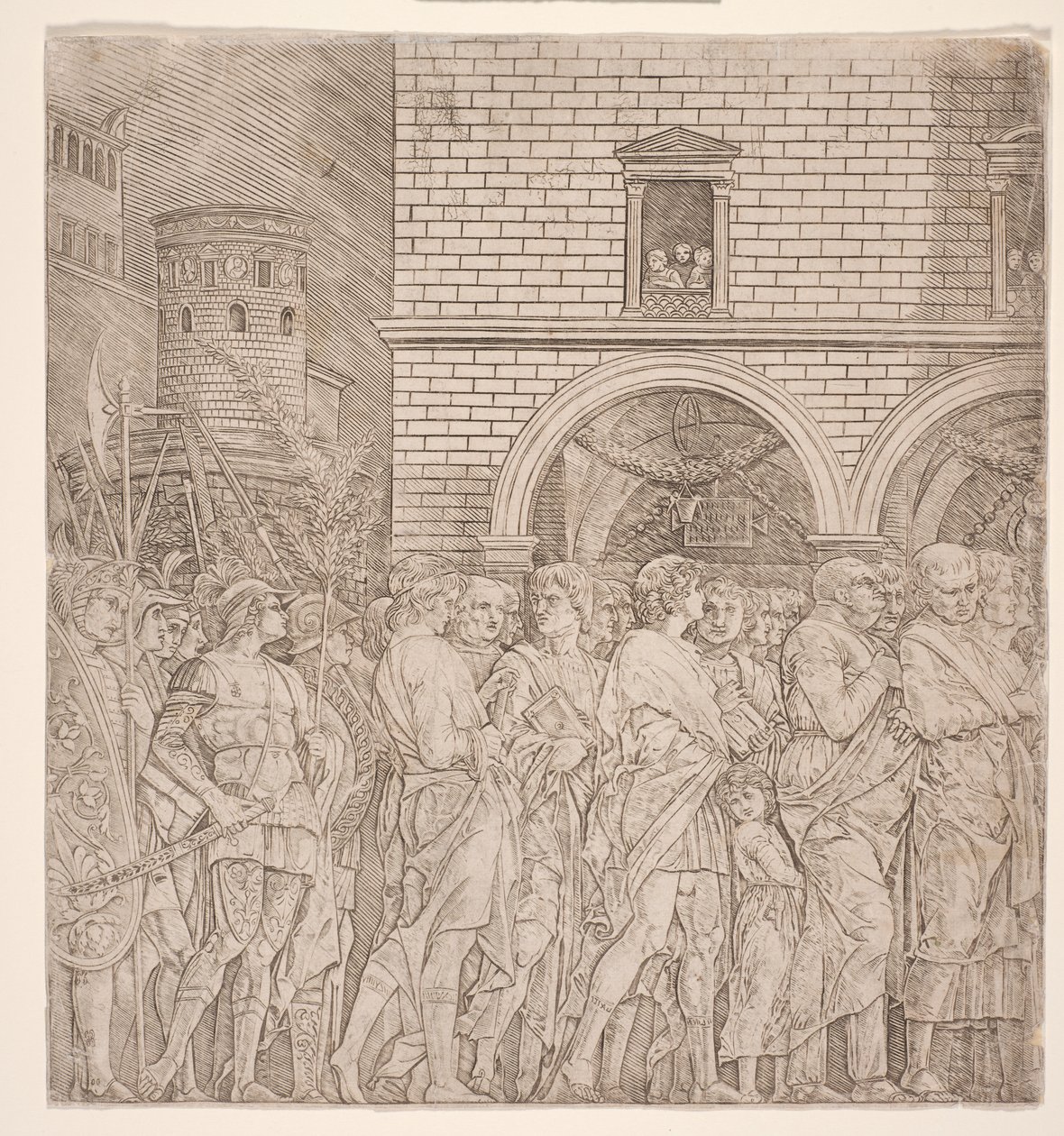The Triumphs of Caesar: The Senators by Andrea (school of) Mantegna