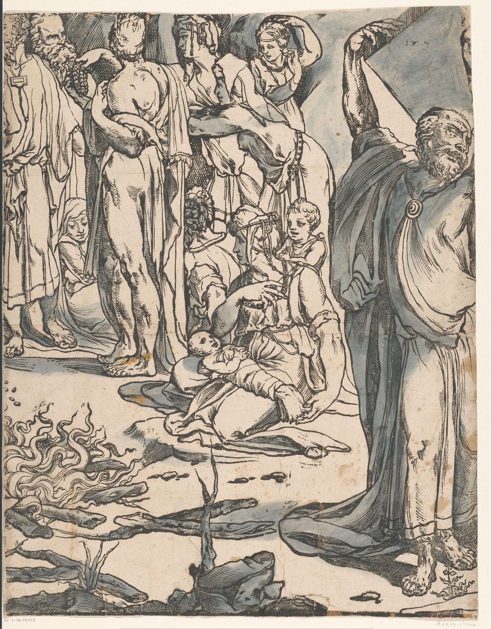 Moses Breaking the Tablets of the Law (Part Two) by Andrea Andreani