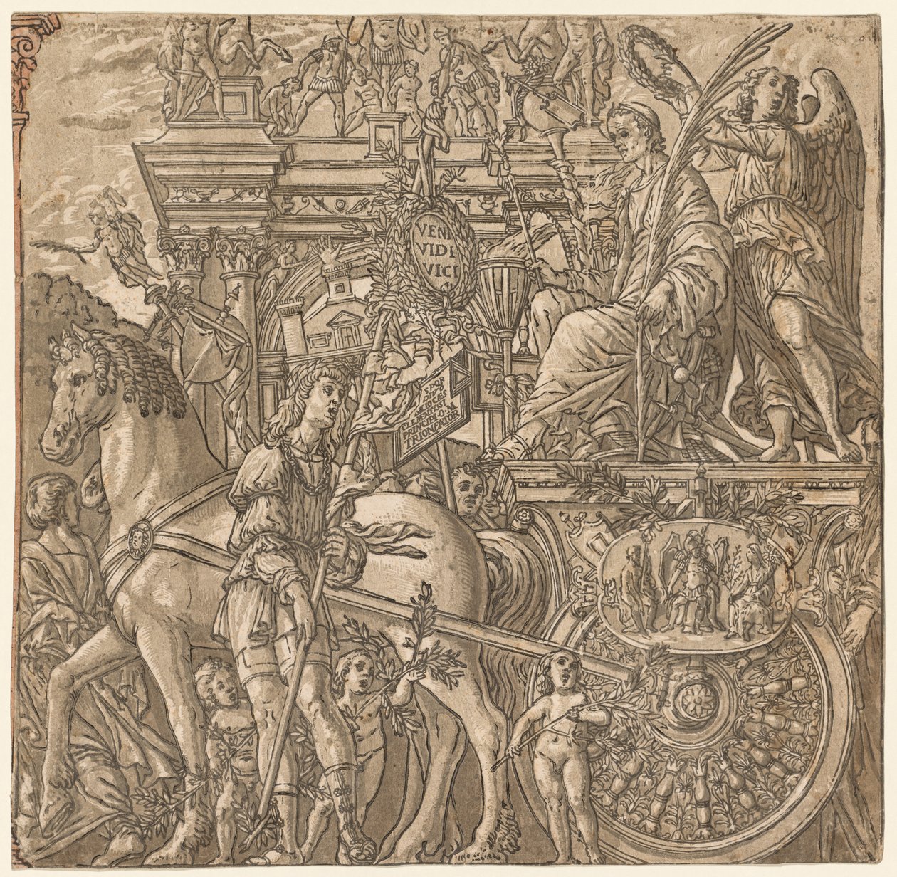 The Triumph of Julius Caesar: Caesar Triumphant, 1593-99 by Andrea Andreani