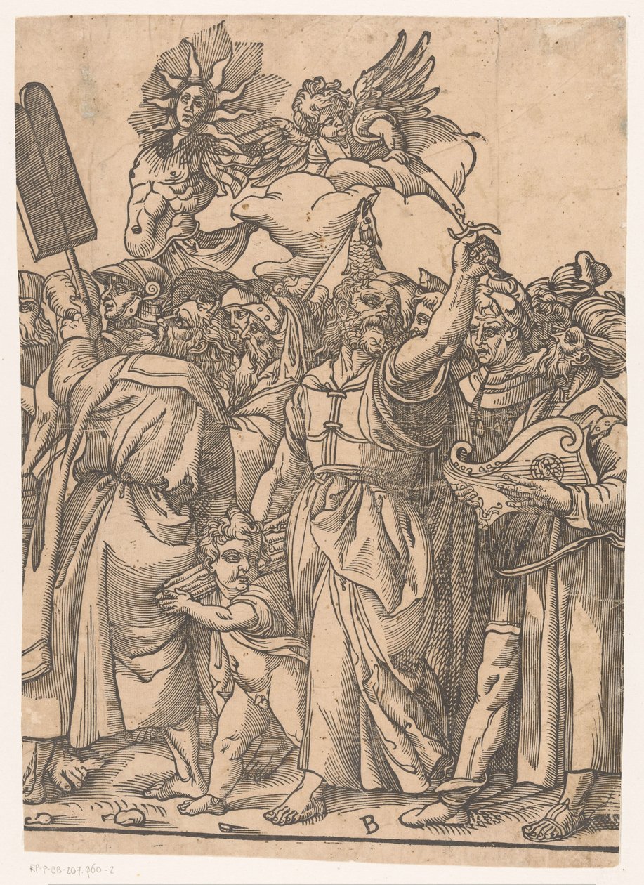Triumph of Christ (second part) by Andrea Andreani