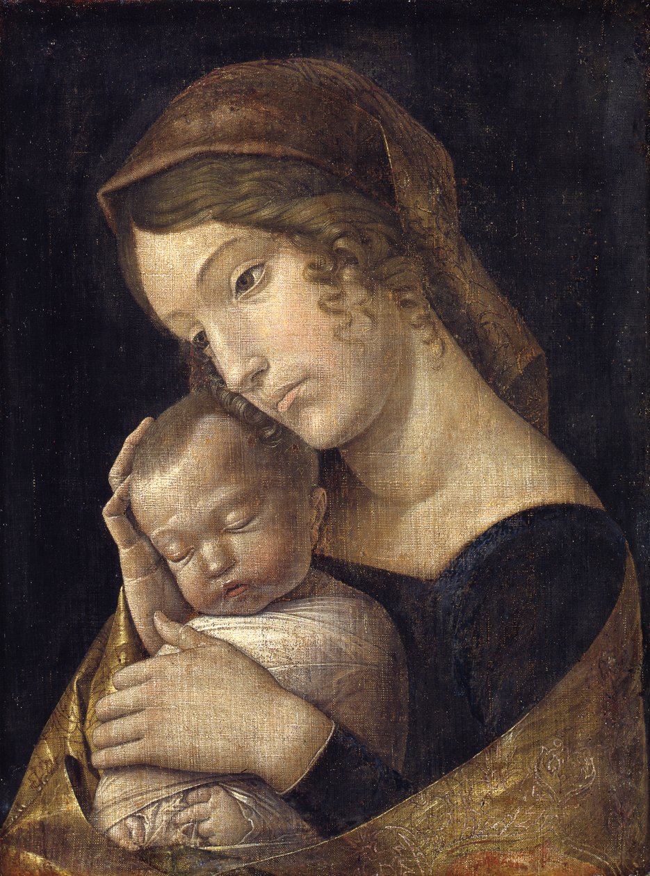 Mary with the Sleeping Child by Andrea Mantegna