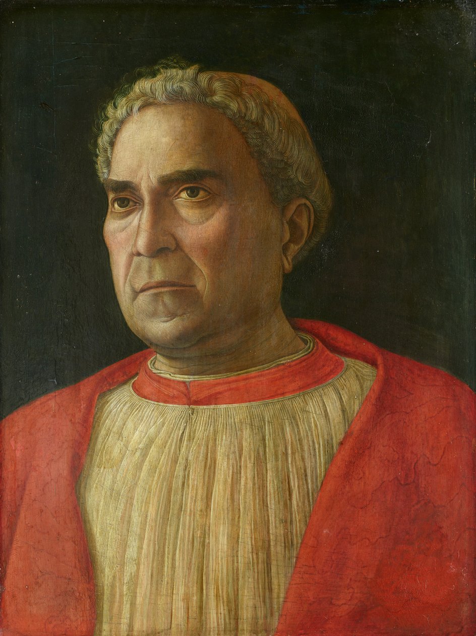 Portrait of Cardinal Lodovico Trevisan by Andrea Mantegna