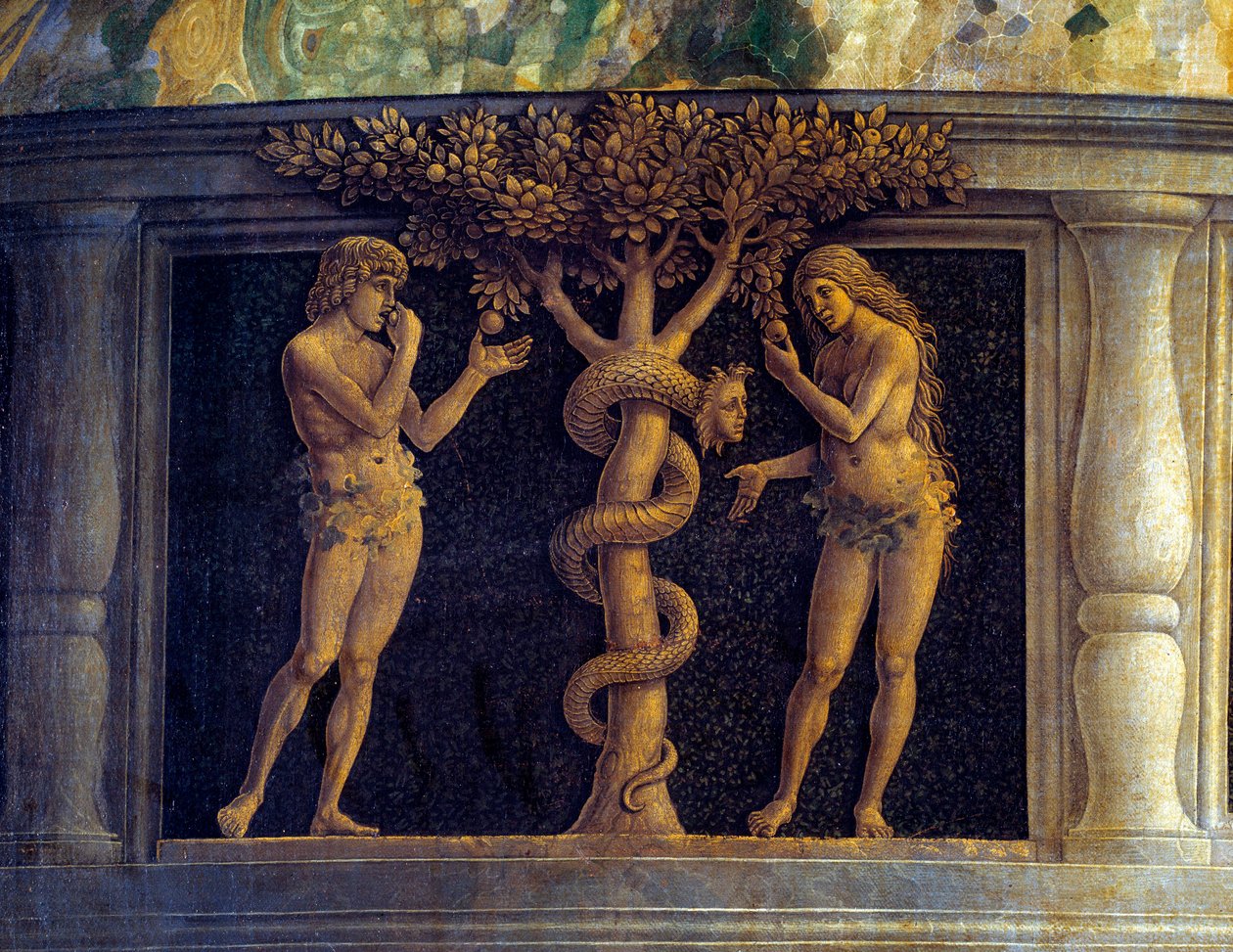 The Virgin of Victory (detail) by Andrea Mantegna