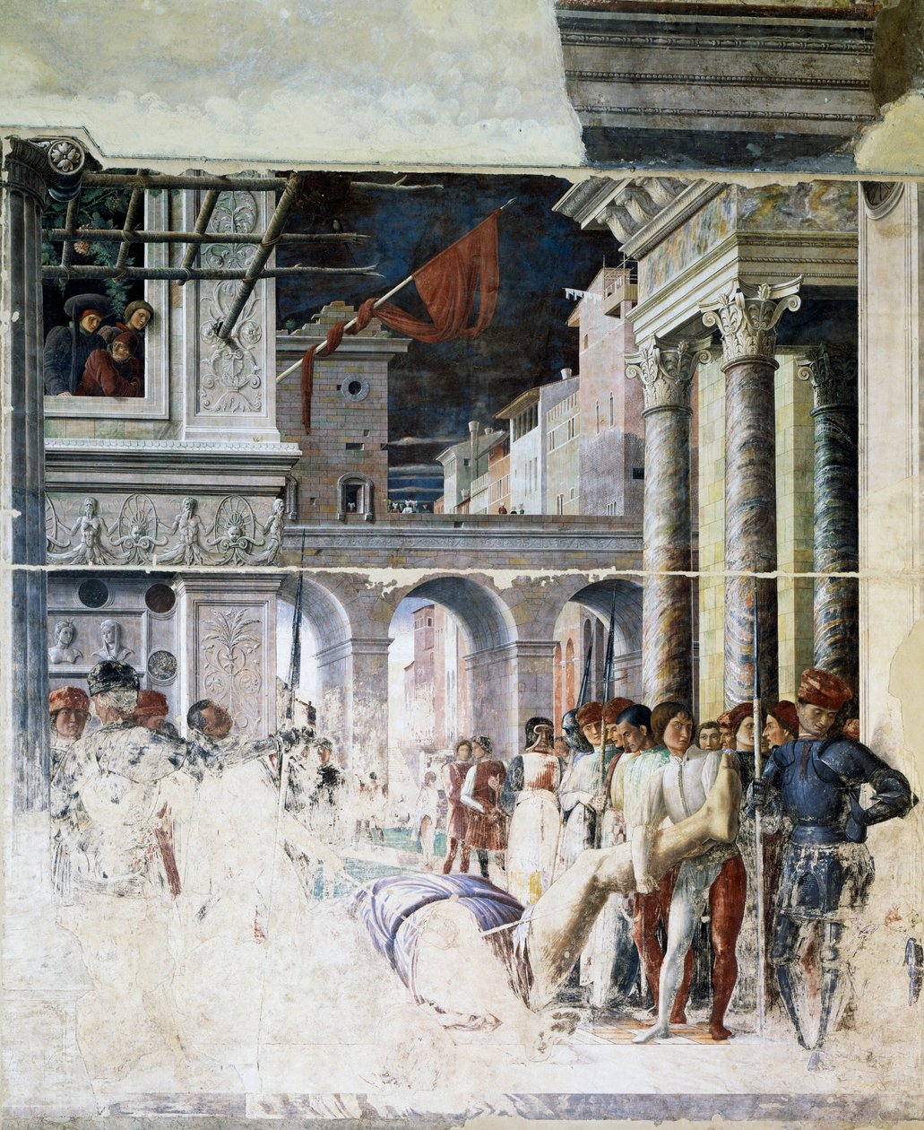 Transportation of Saint Christopher's Beheaded Body (detail)