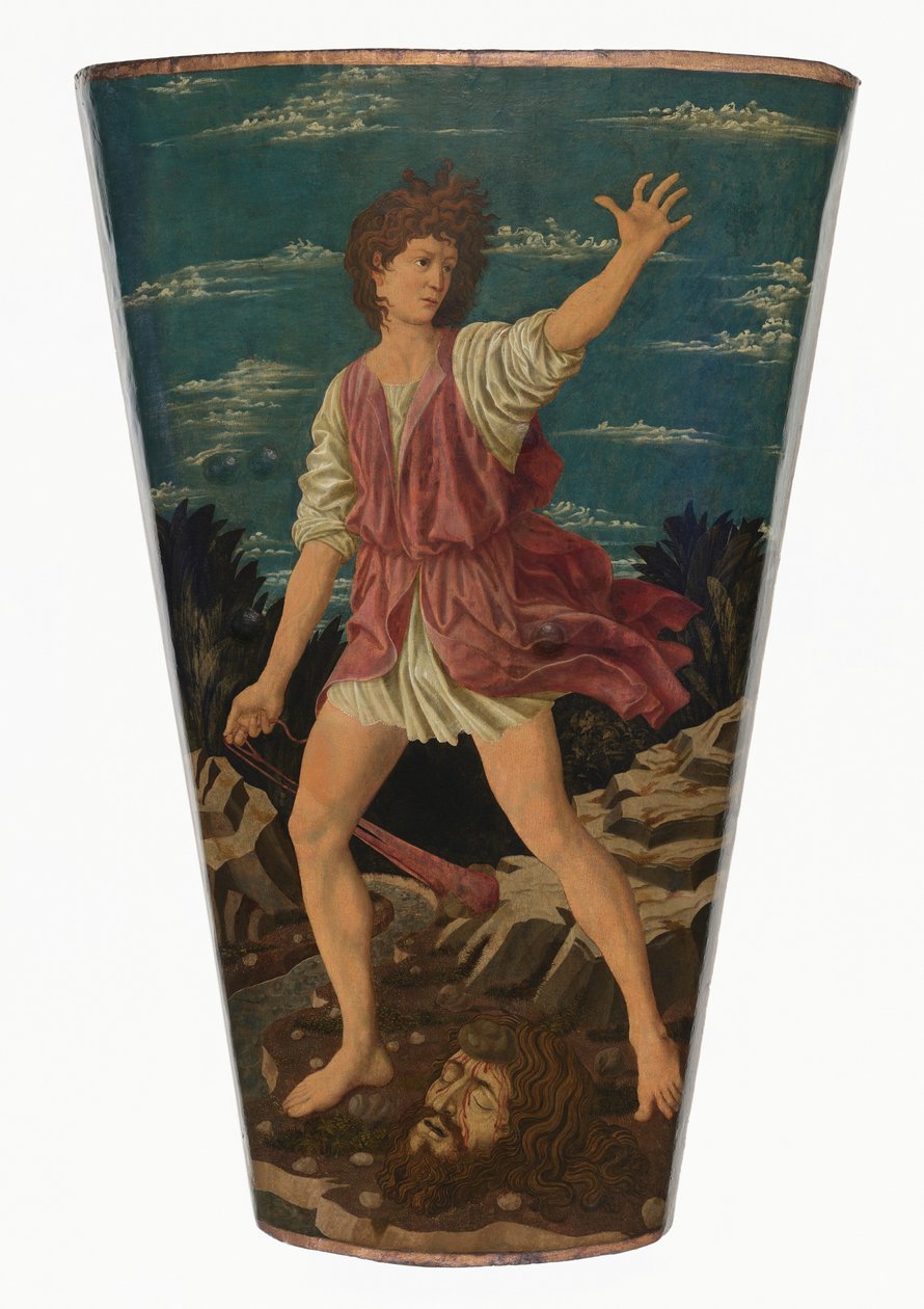 David with the Head of Goliath, c.1450-1455 by Andrea del Castagno