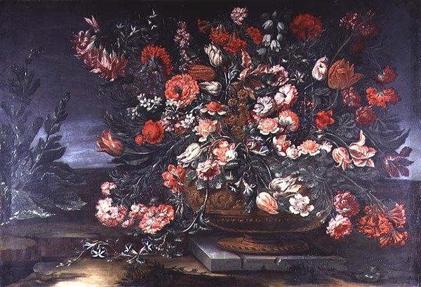Still Life of Flowers by Andrea the Elder Scacciati