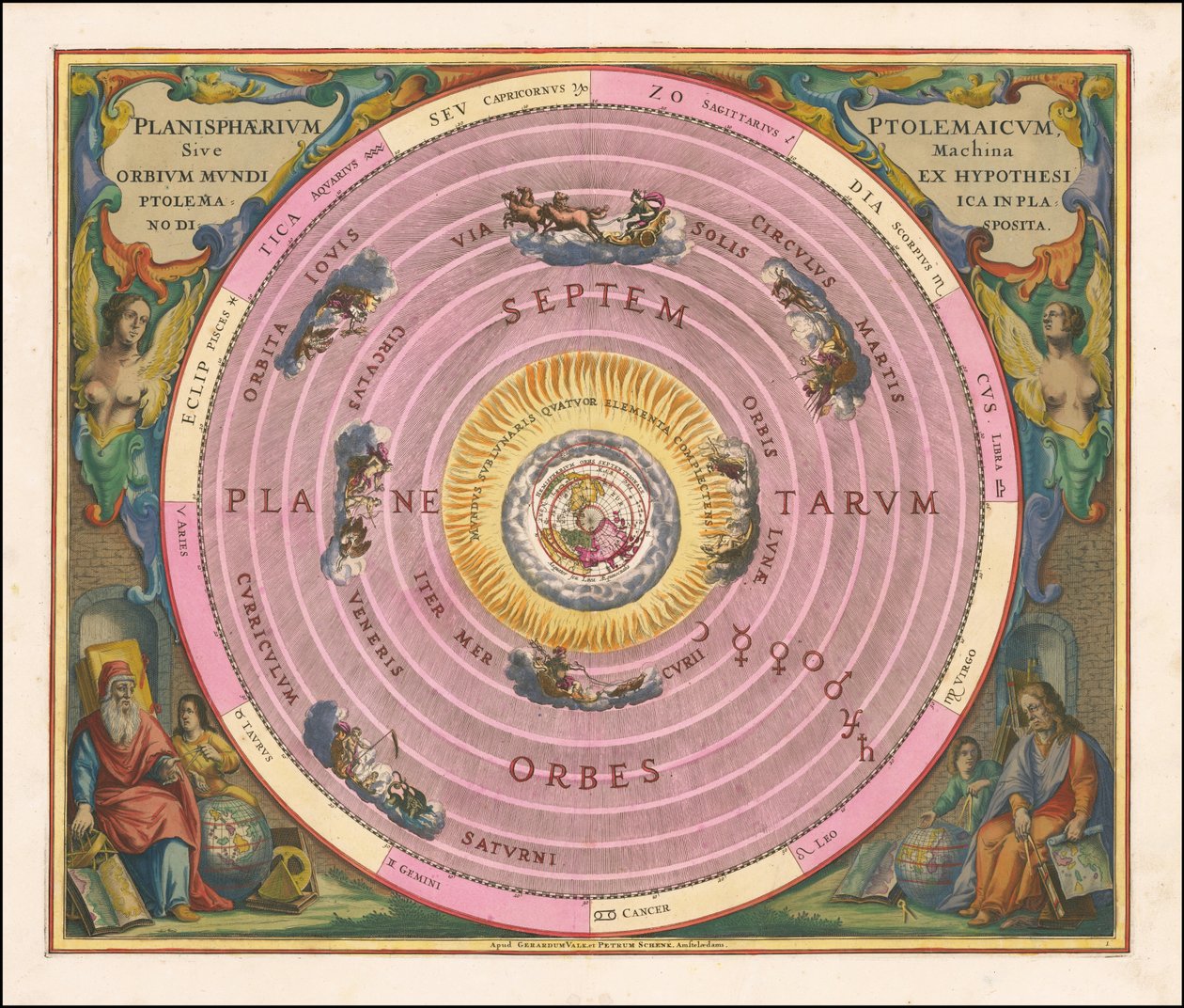 Celestial Map Illustrating Ptolemy