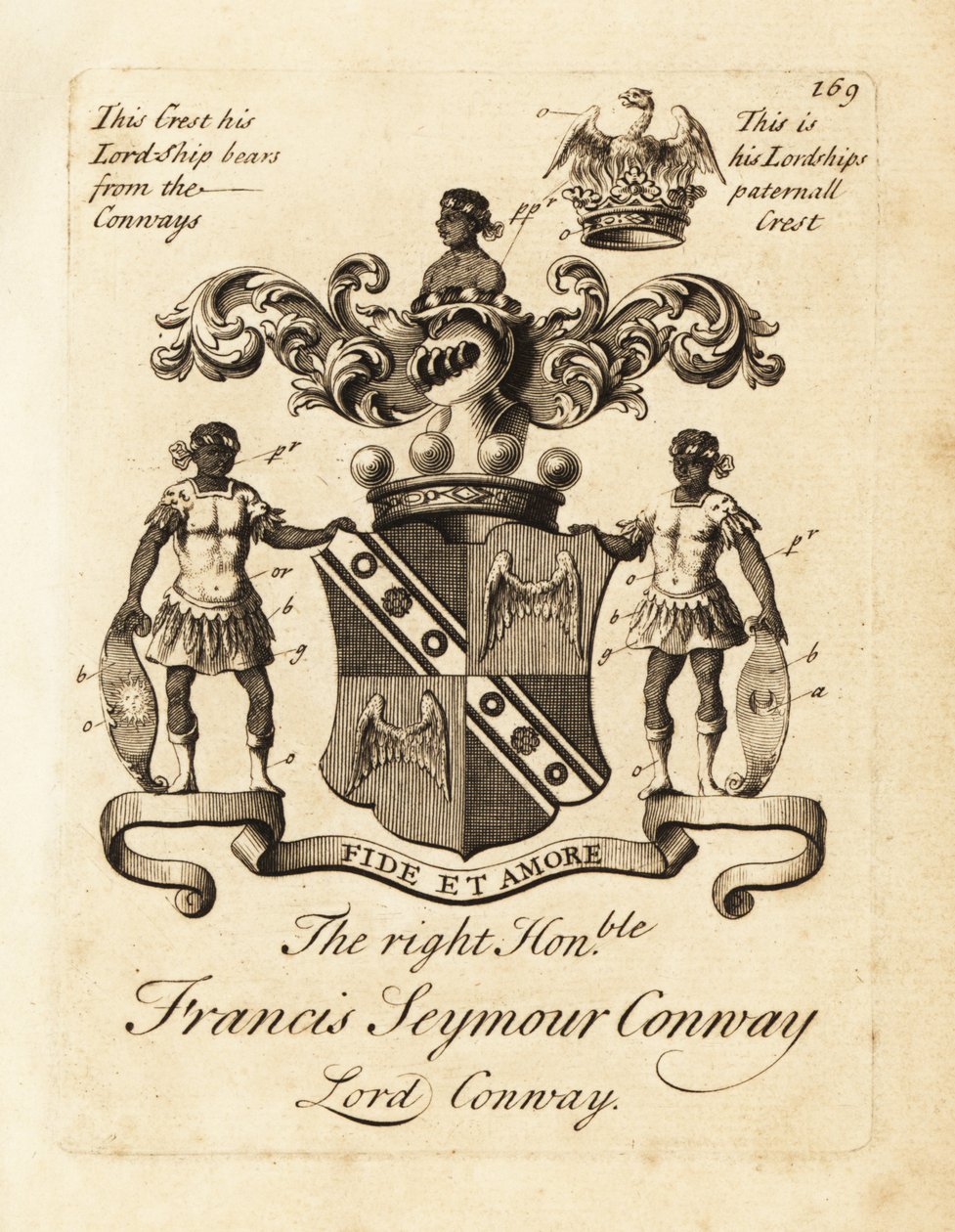 Coat of Arms of Francis Seymour Conway, Lord Conway by Andrew Johnston