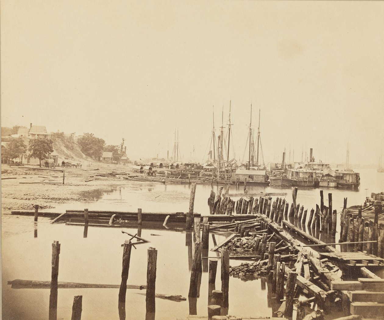 City Point, Virginia by Andrew Joseph Russell