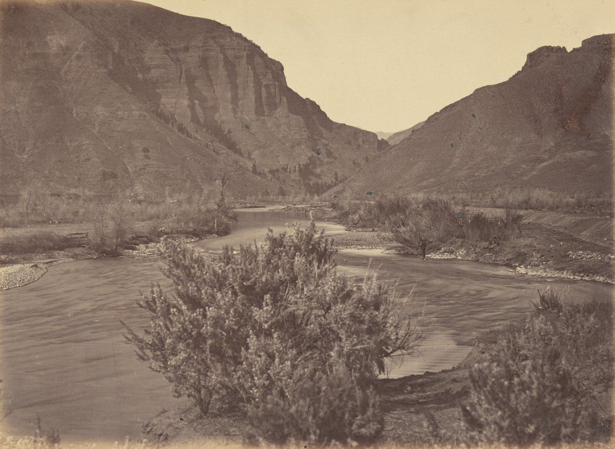 Wilhelmina Pass, from the East, 1869 by Andrew Joseph Russell