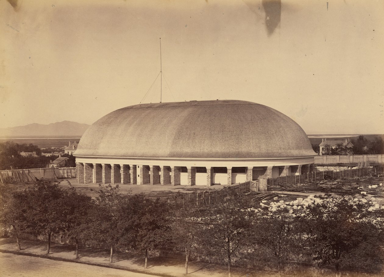 Great Mormon Tabernacle, 1869 by Andrew Joseph Russell