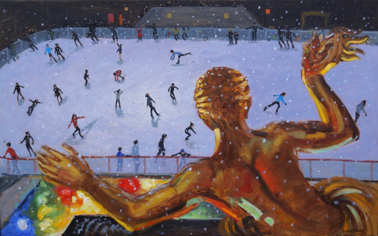 Prometheus, Rockefeller Ice Rink, New York, 2018 by Andrew Macara