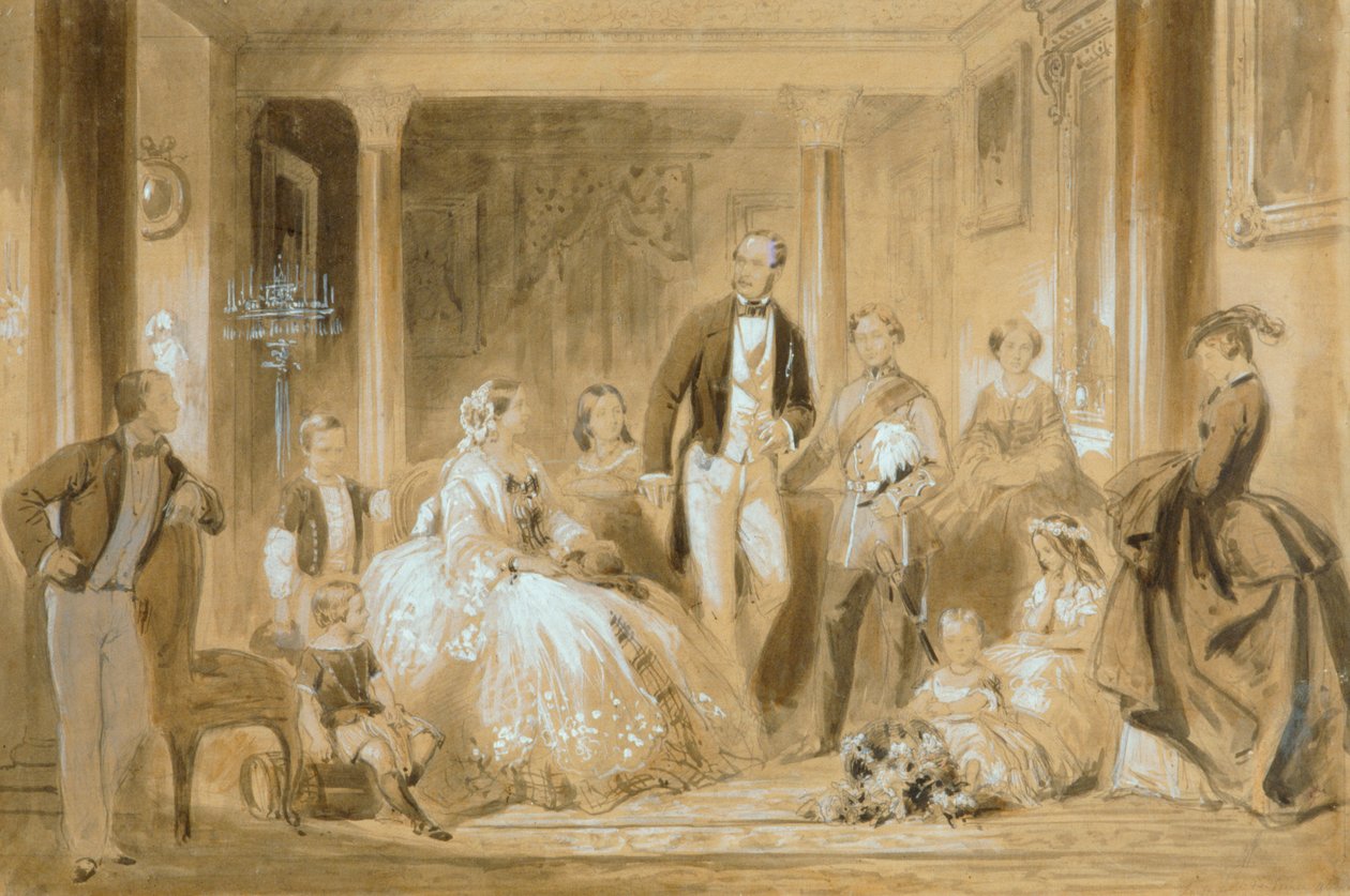Royal Family in the Dining Room at Osborne House