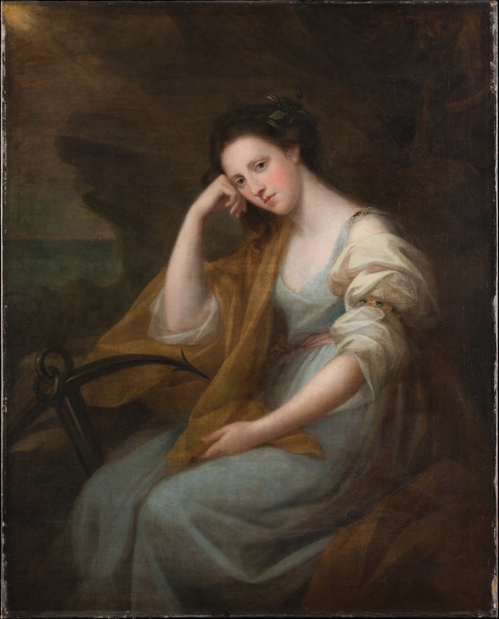 Portrait of Lady Louisa Leveson-Gower (1749/50-1827), later Baroness Macdonald, as Spes by Angelica Kauffmann