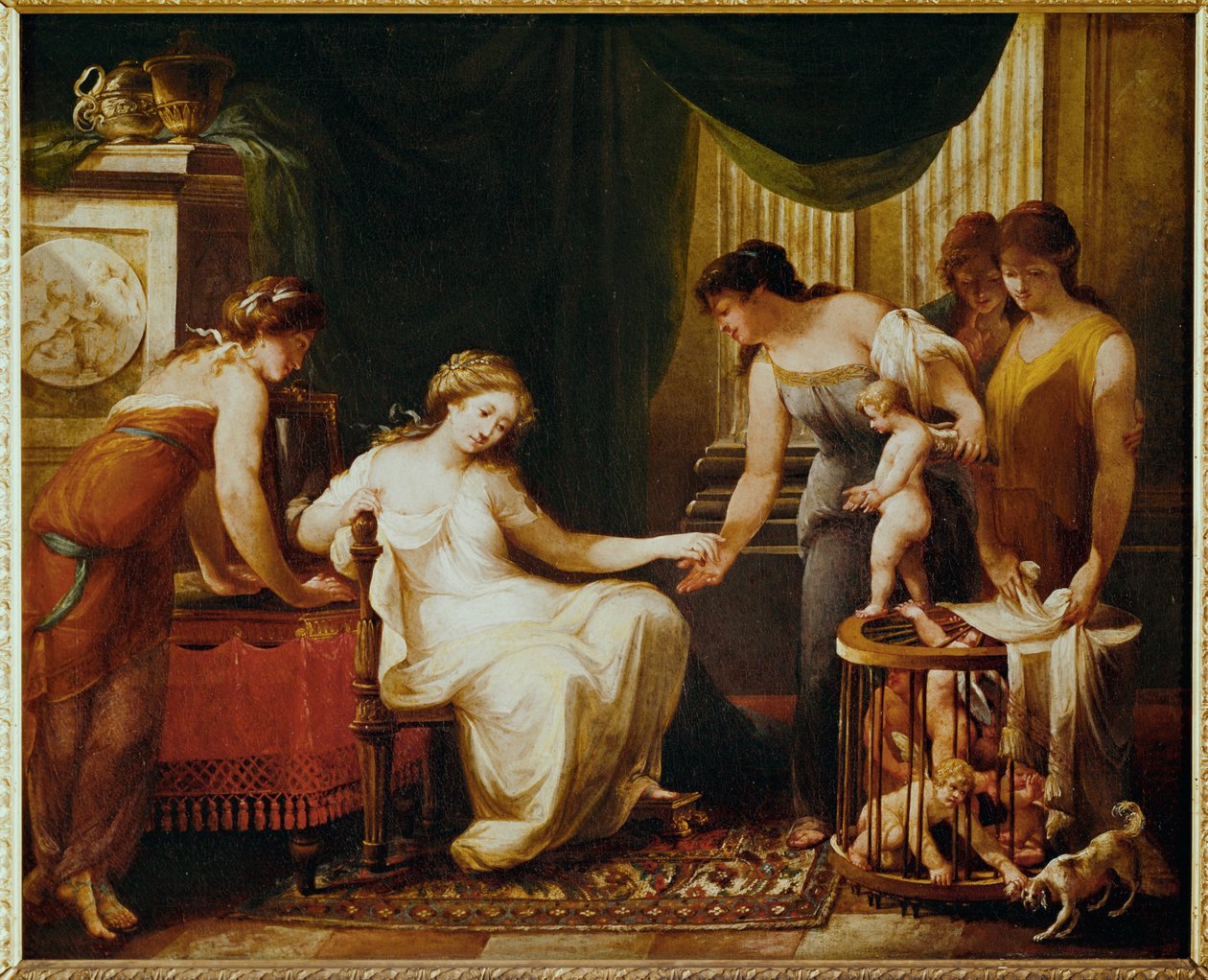 The Seller of Loves by Angelika Kauffmann