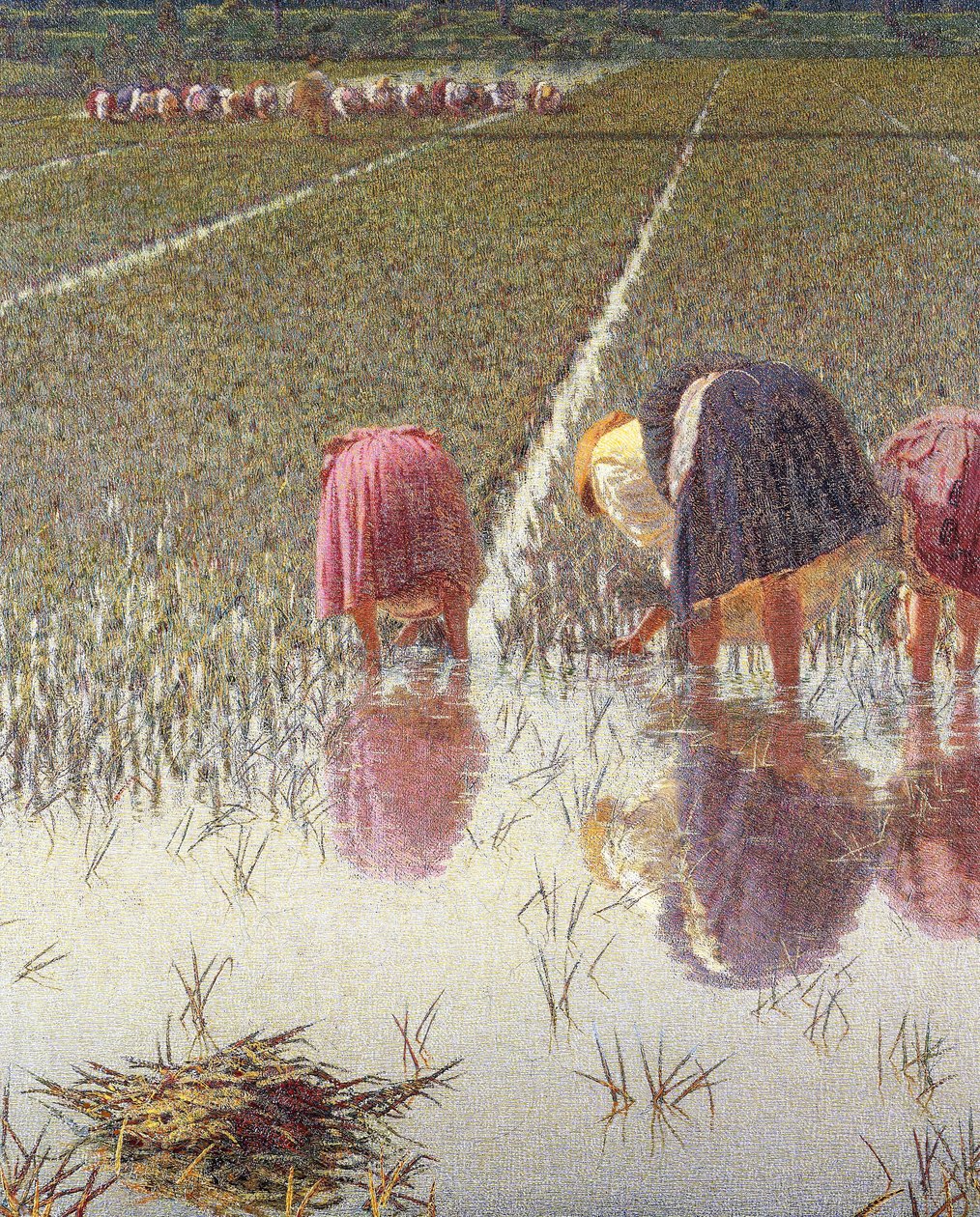 For eighty pennies (detail) by Angelo Morbelli