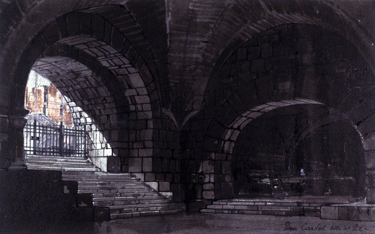 Scenography for Scene 2 of Act IV of the Opera 
