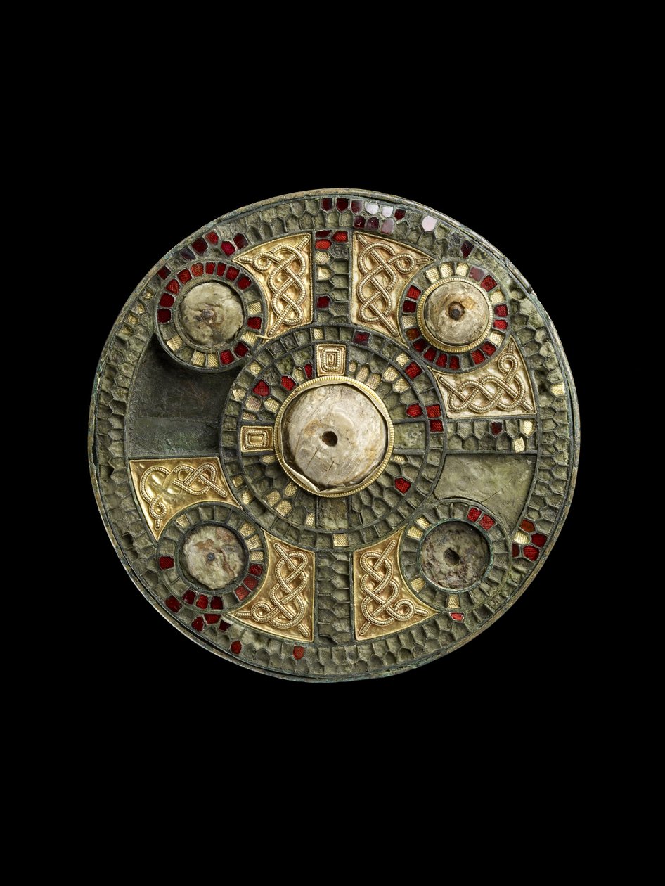 Disc brooch, 400-1066 by Anglo-Saxon