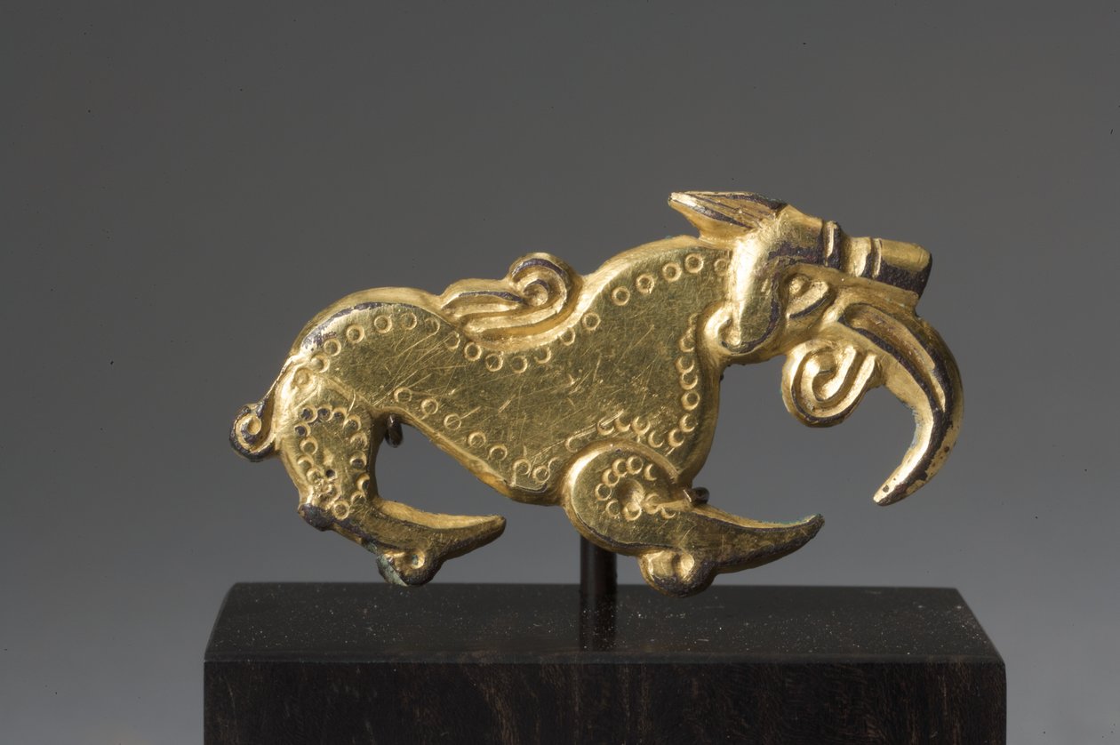 Zoomorphic belt fitment by Anglo-Saxon: Buy fine art print