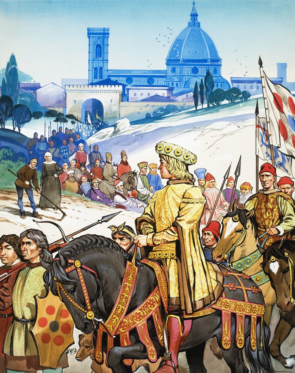 Great Events in History: The Italian Renaissance - Florence and the Medici by Angus McBride