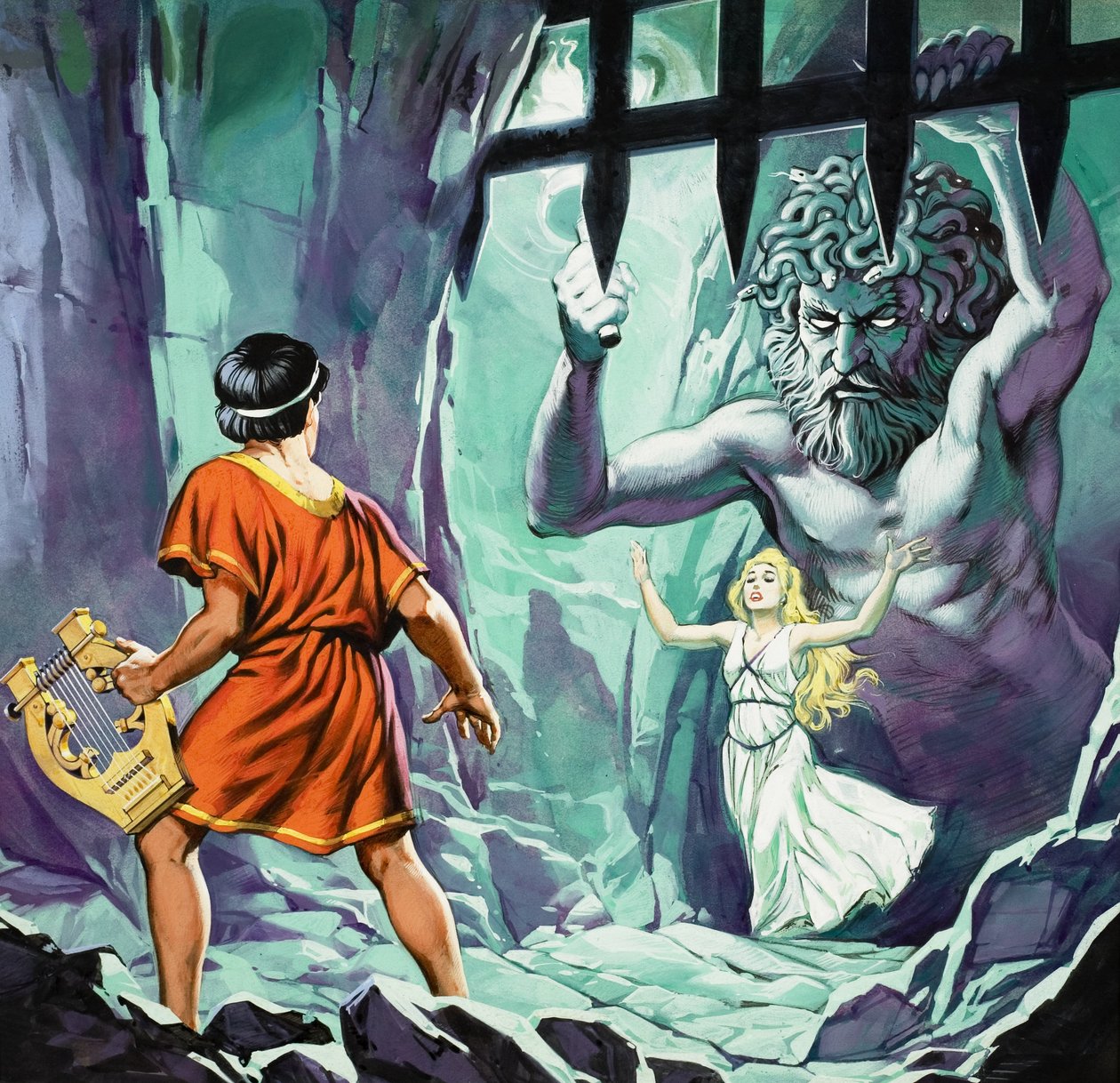 Orpheus and Eurydice by Angus McBride