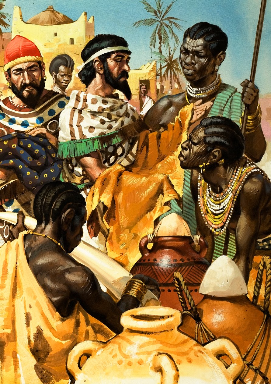 Phoenician traders in Africa by Angus McBride