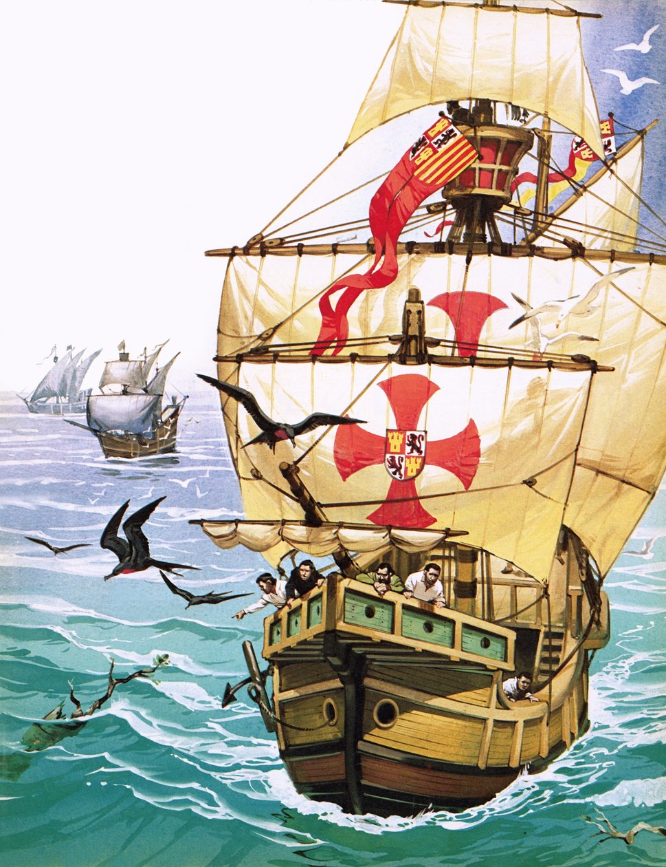 Sailors on Christopher Columbus