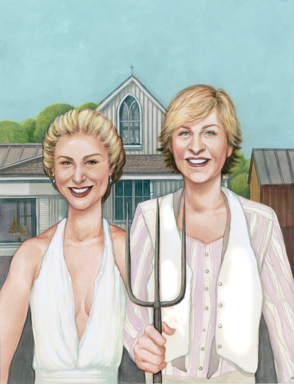 Ellen and Portia by Anita Kunz