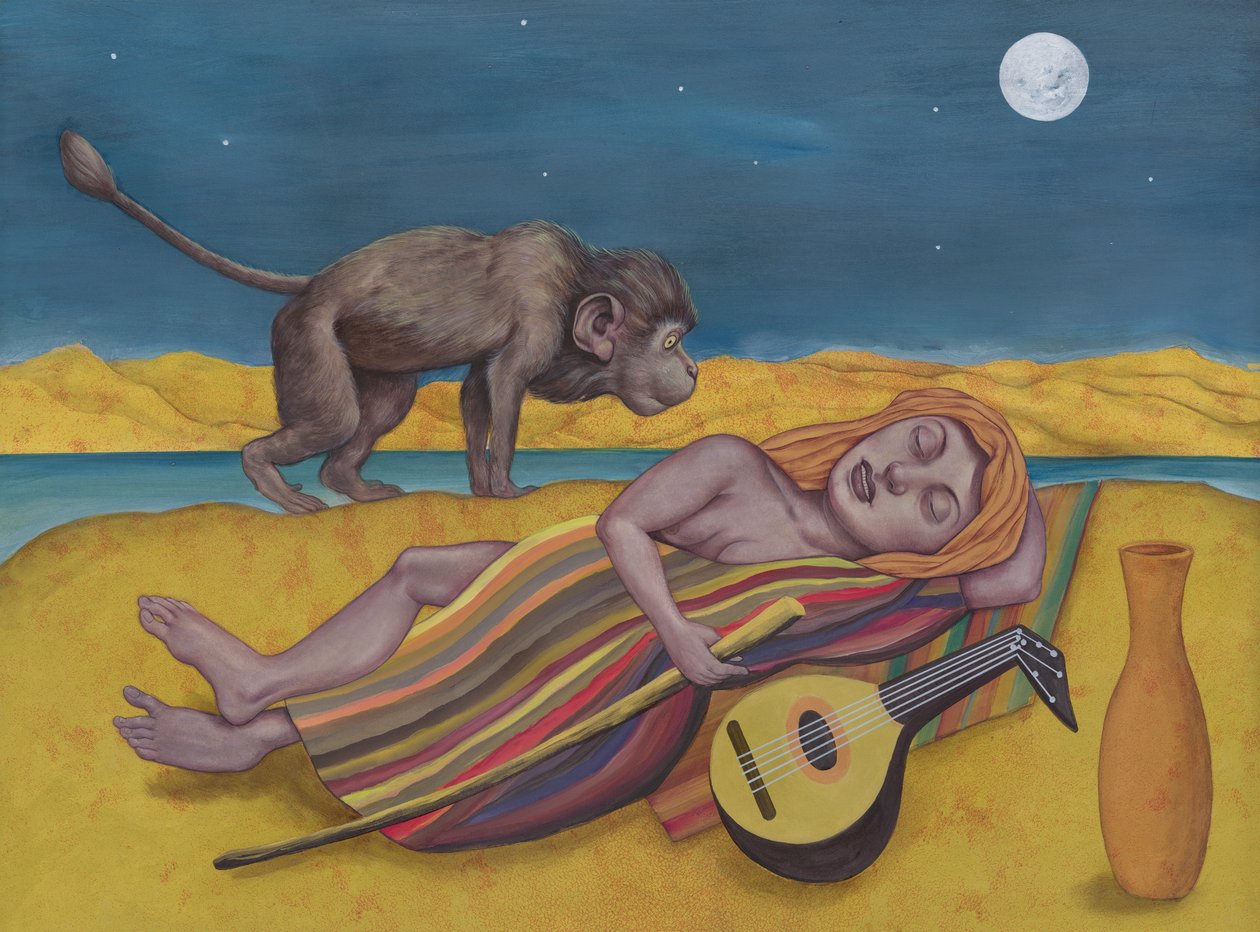 The Sleeping Roma by Anita Kunz